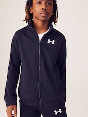 Under Armour Black Boys Youth Knit Tracksuit - Image 5 of 10