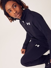Under Armour Black Boys Youth Knit Tracksuit - Image 6 of 10