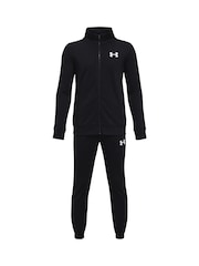Under Armour Black Boys Youth Knit Tracksuit - Image 9 of 10
