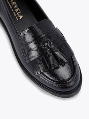 Carvela Navy Blue Patent Sky Tassel Shoes - Image 4 of 4