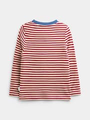 JoJo Maman Bébé Jersey Denim Embroidered Pinny Top Set - Bilde 4 av 8