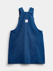 JoJo Maman Bébé Jersey Denim Embroidered Pinny Top Set - Bilde 6 av 8
