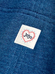 JoJo Maman Bébé Jersey Denim Embroidered Pinny Top Set - Bilde 8 av 8