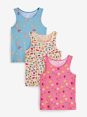 Pink/Blue Fairy Vests 3 Pack (1.5-16yrs) - Image 1 of 6