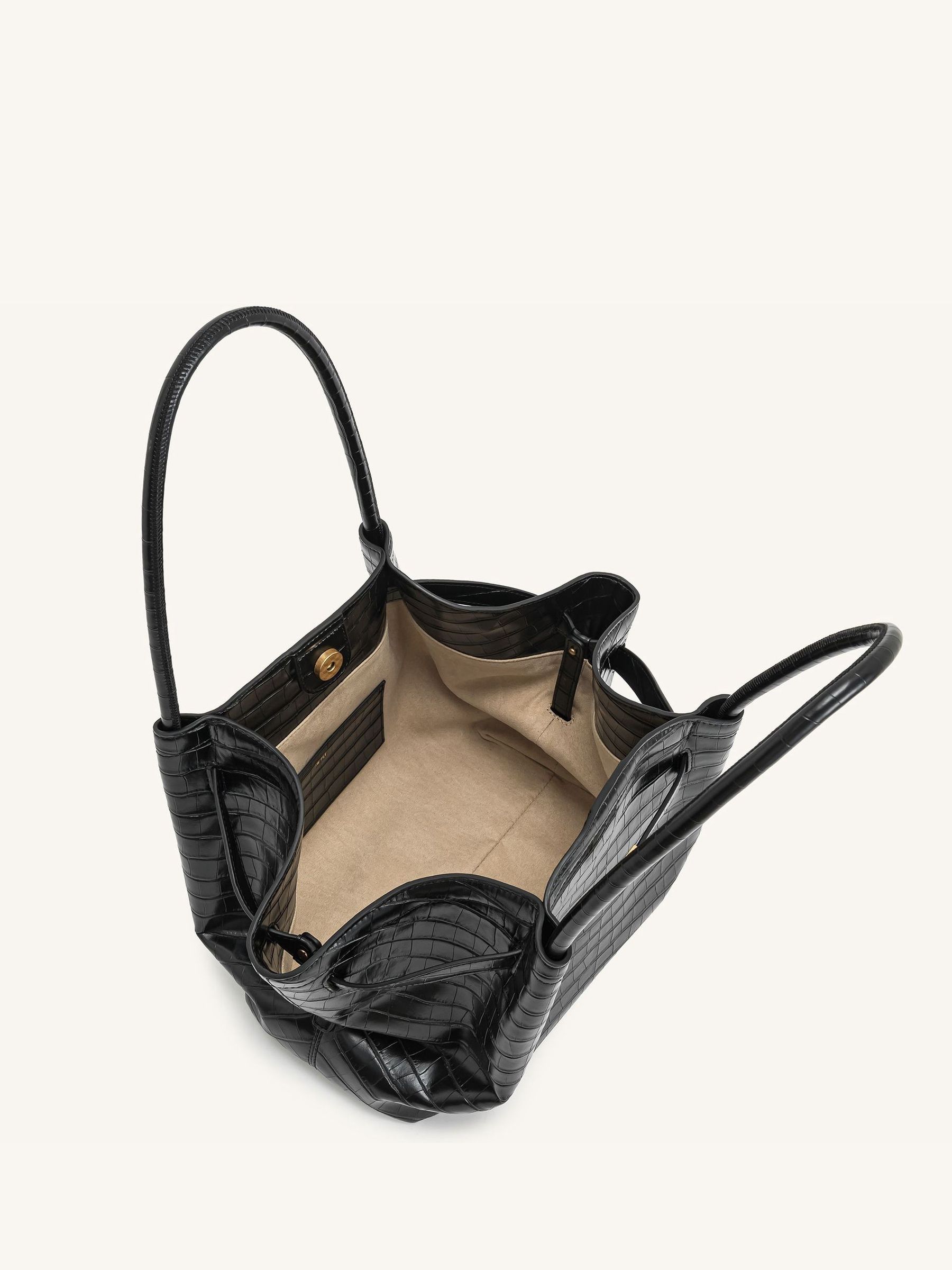 Buy JW PEI Black Croc Hana Tote Bag from Next Canada