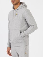 Luke 1977 Grey Los Angeles 2 Mid Marle 100% Cotton Hoodies - Image 3 of 7