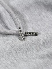 Luke 1977 Grey Los Angeles 2 Mid Marle 100% Cotton Hoodies - Image 6 of 7