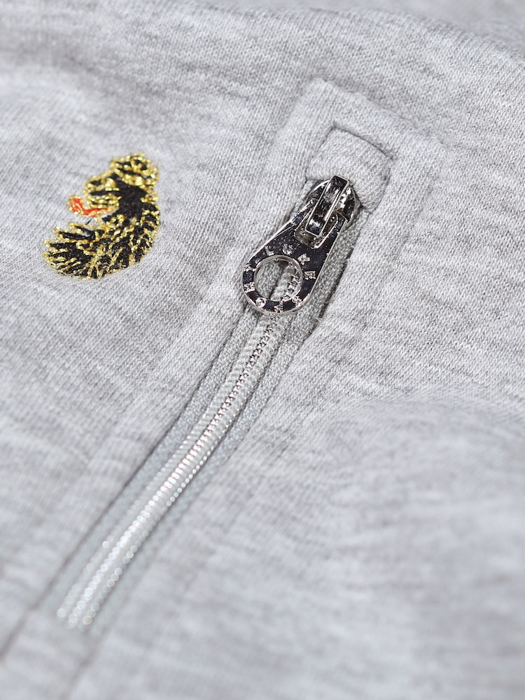 Luke 1977 Grey Los Angeles 2 Mid Marle 100% Cotton Hoodies - Image 7 of 7