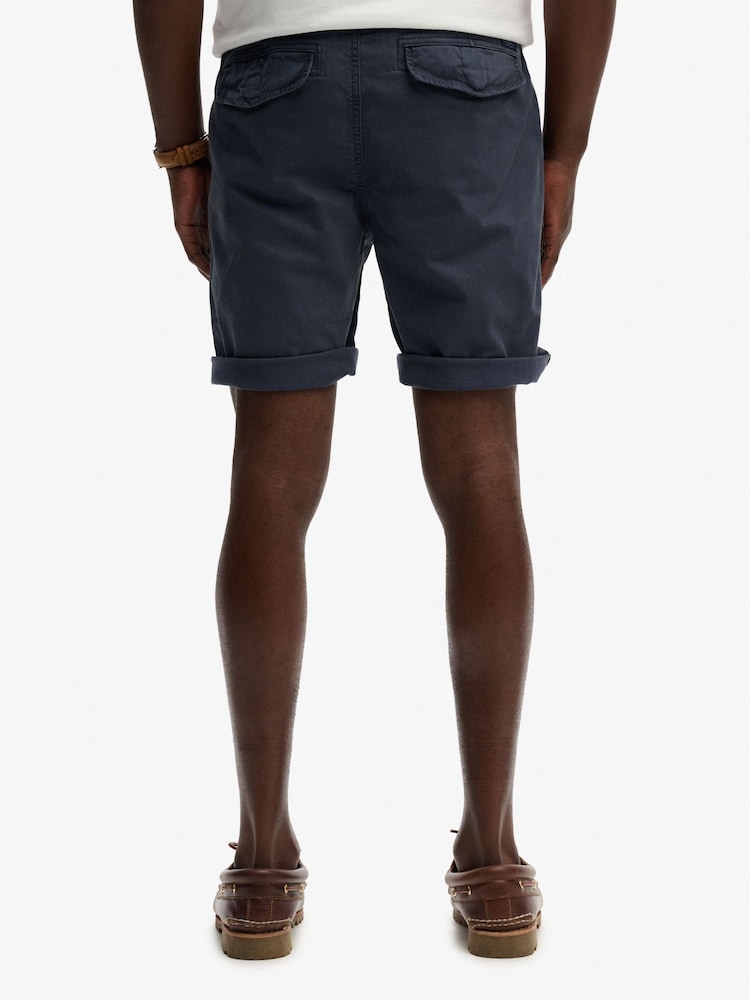 Superdry Blue Utility Chino Shorts - Image 2 of 7