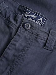 Superdry Blue Utility Chino Shorts - Image 7 of 7