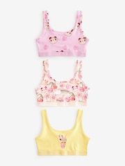Pink Panda Crop Tops 3 Pack (5-16yrs) - Image 1 of 2