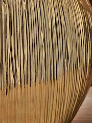 Pacific Gold Gemini Etched Ceramic Table Lamp - Image 4 of 4