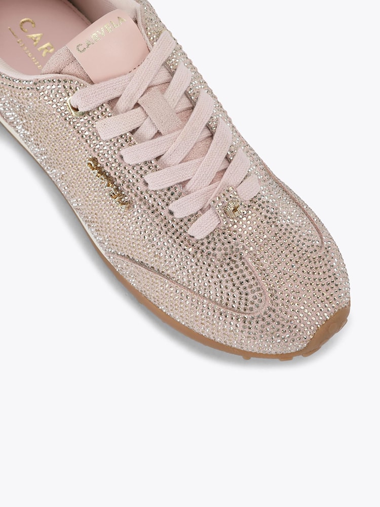 Carvela Pink Martina Embellished Trainers - Image 4 of 4 Carvela Pink Martina Embellished Trainers - Image 4 of 4