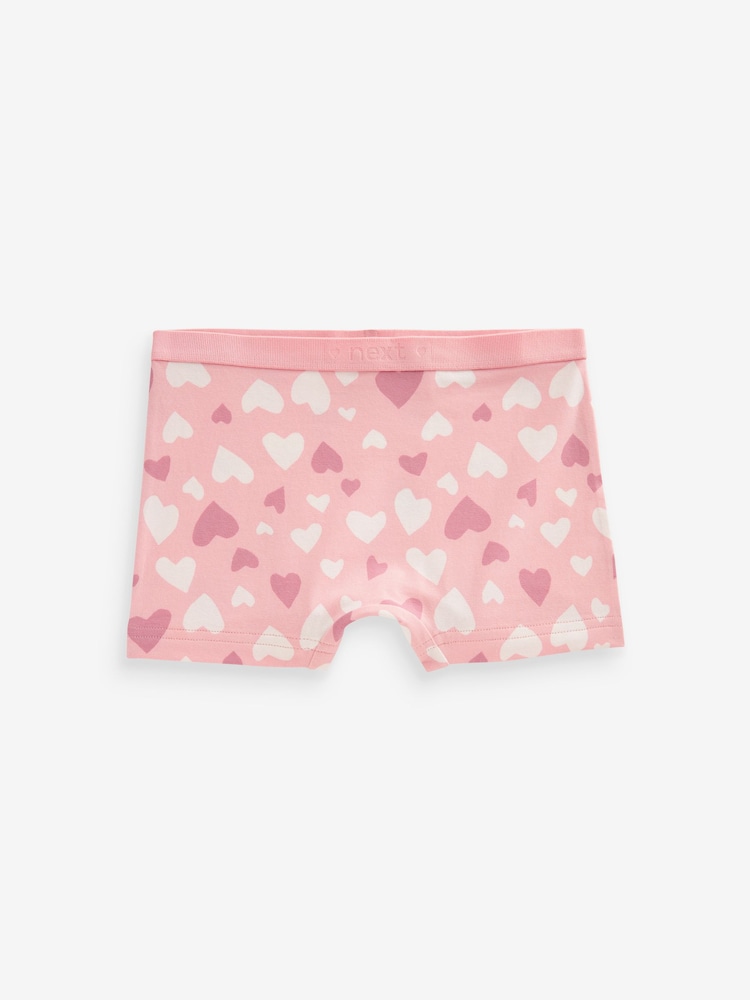 Pink Stampy Short Briefs 5 Pack (2-16yrs) - Image 2 of 8