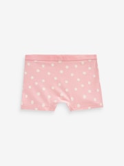 Pink Stampy Short Briefs 5 Pack (2-16yrs) - Image 7 of 8