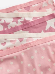 Pink Stampy Short Briefs 5 Pack (2-16yrs) - Image 8 of 8