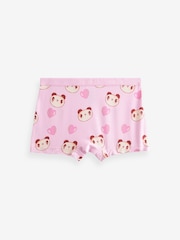 Pink Panda Stampy Short Briefs 5 Pack (2-16yrs) - Image 4 of 8