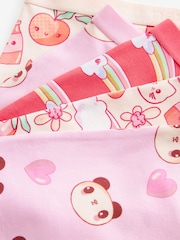 Pink Panda Stampy Short Briefs 5 Pack (2-16yrs) - Image 8 of 8