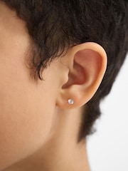 Accessorize Gold 14ct Plated Surgical Steel Diamanté Flatback Earrings 2 Pack - Image 2 of 2