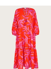Monsoon 100 % Baumwoll-Kaftan mit Arissa-Palmenmuster - Bild 5 von 5