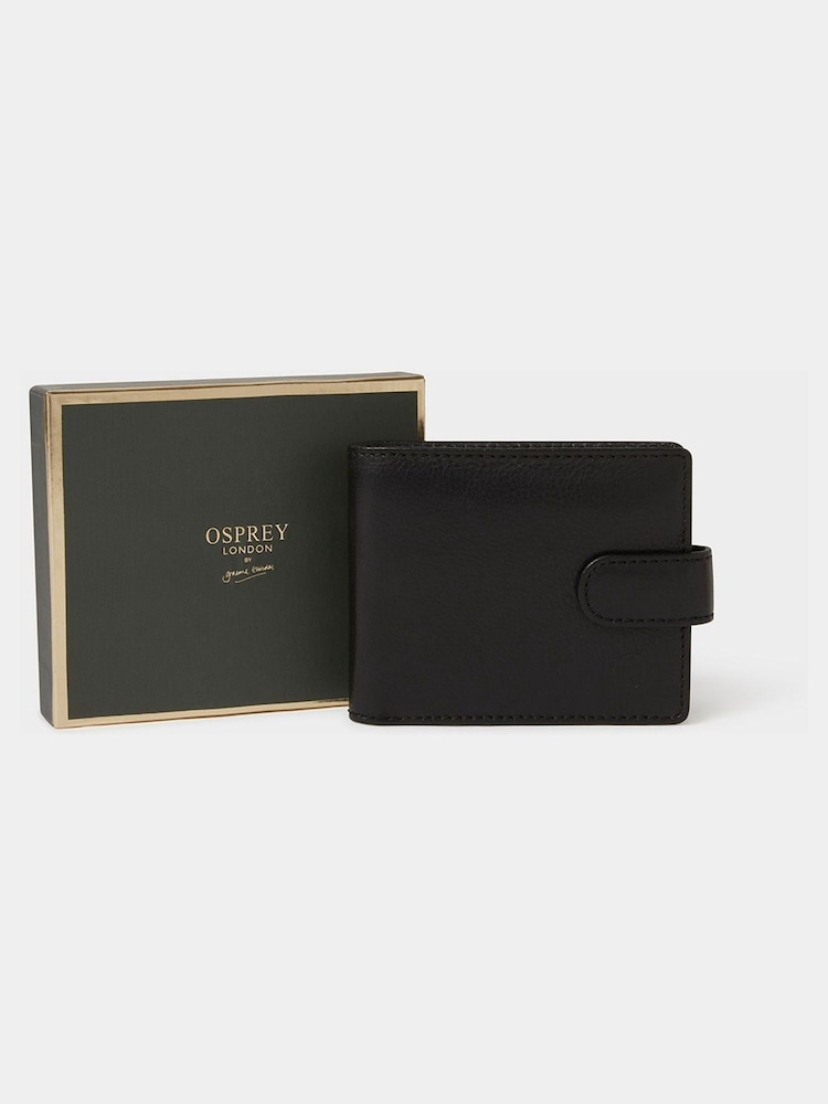 Osprey London The O Deboss East West Leather Popper Coin Wallet - Imagen 1 de 6 Osprey London The O Deboss East West Leather Popper Coin Wallet - Imagen 1 de 6