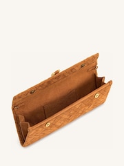 JW PEI Brown Zaria Woven Clutch - Image 3 of 4