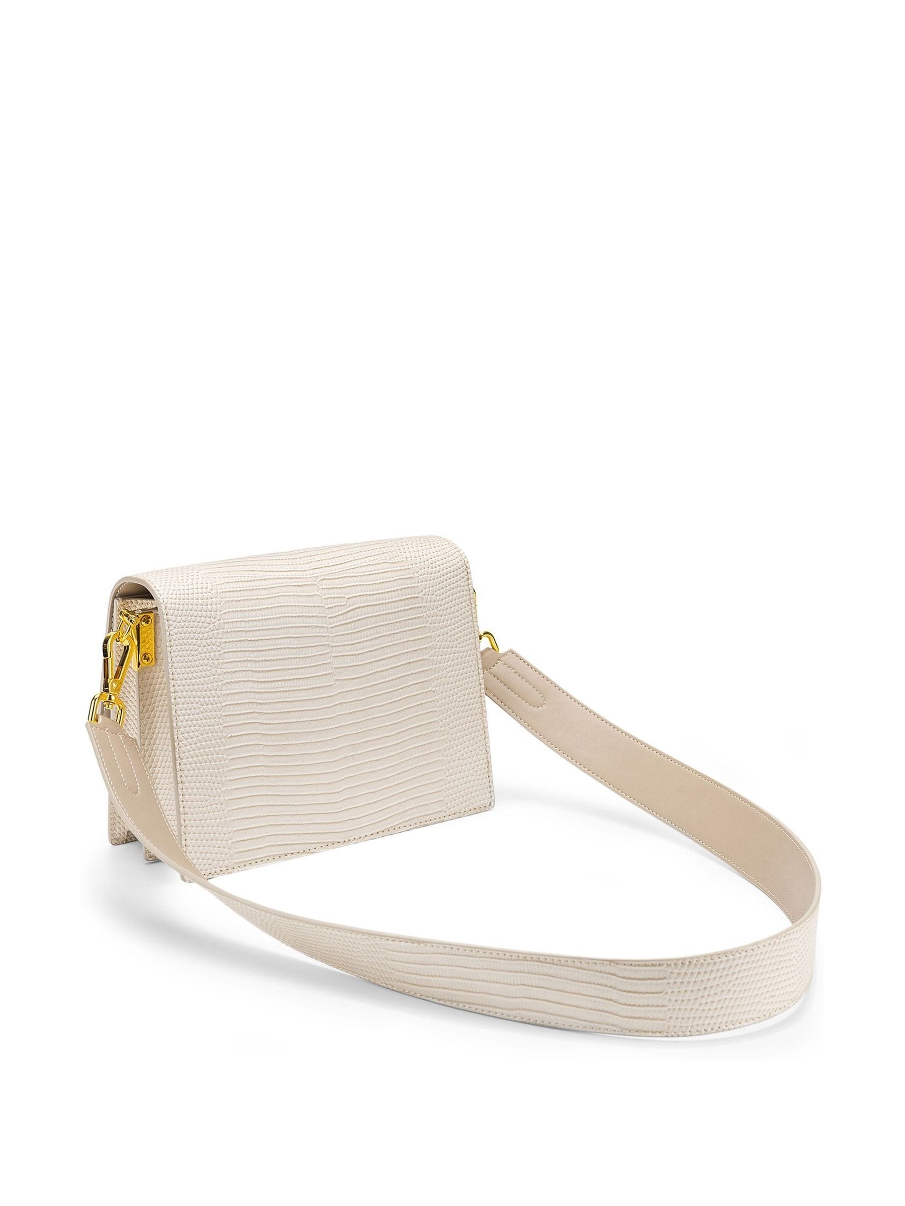 Buy JW PEI Ivory Lizard Mini Flap Cross-Body Bag from Next USA