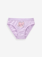 Purple/Aqua Character Bikini Briefs 5 Pack (5-16yrs) - Image 4 of 8