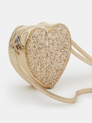 Angels By Accessorize Glitter Metallic Heart Bag - صورة 2 من 2