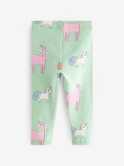 Blue Printed Leggings 4 Pack (3mths-7yrs) - Image 2 of 7
