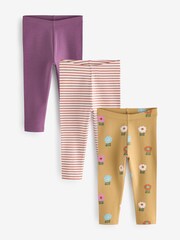 Lila - Leggings im 3er-Pack (3 M.–7 J.) - Bild 1 von 5