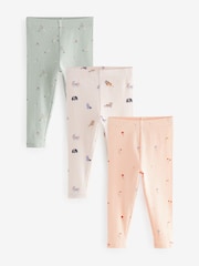 Yellow Leggings 3 Pack (3mths-7yrs) - Image 1 of 6