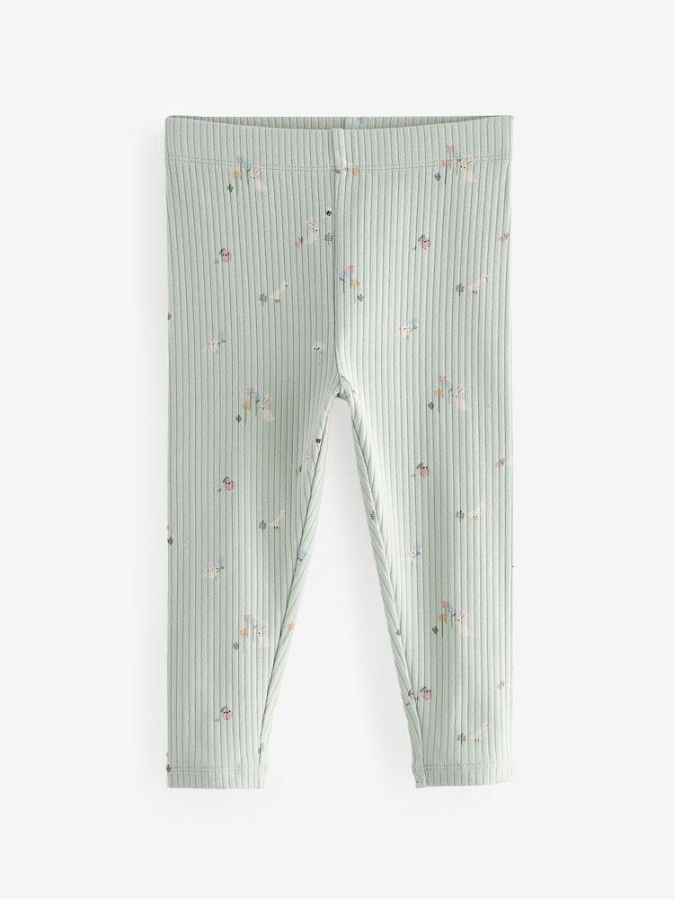 Yellow Leggings 3 Pack (3mths-7yrs) - Image 3 of 6