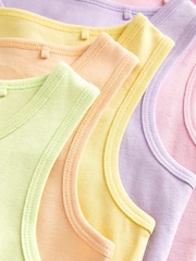 Multi Pastel Vests 5 Pack (1.5-16yrs) - Image 9 of 9