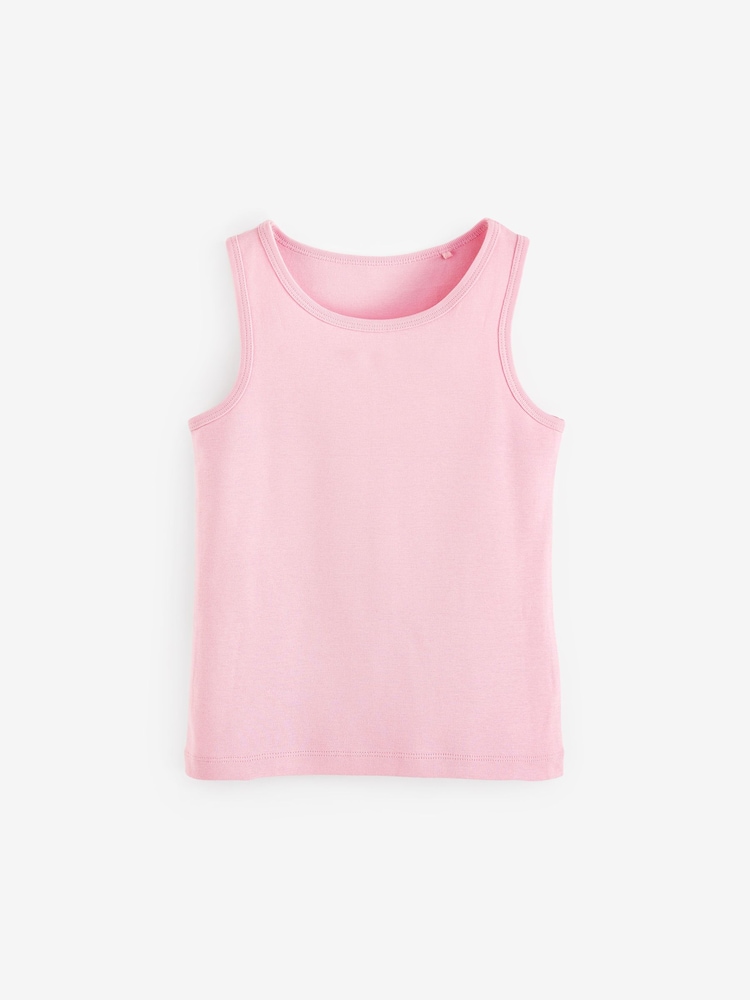 Multi Pastel Vests 5 Pack (1.5-16yrs) - Image 1 of 9