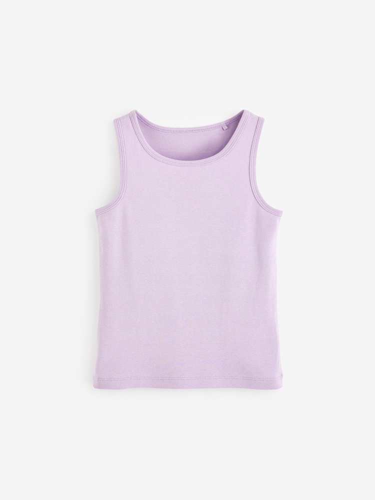 Multi Pastel Vests 5 Pack (1.5-16yrs) - Image 2 of 9