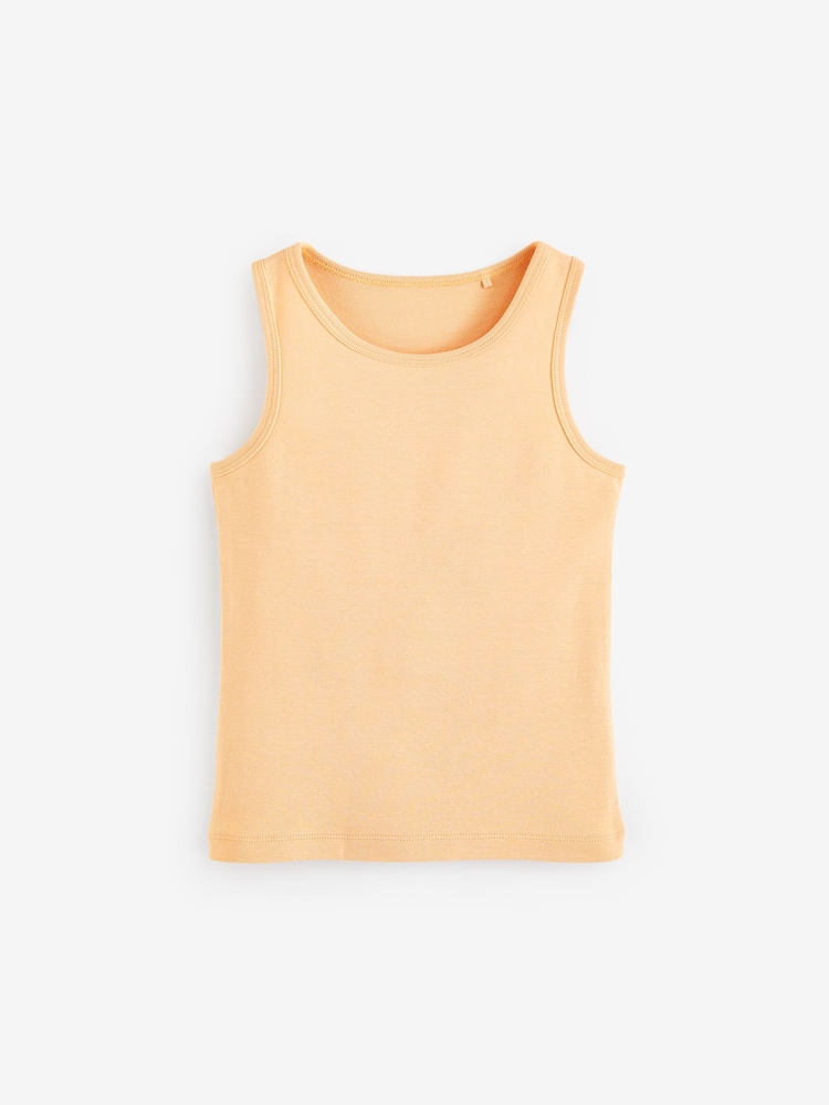 Multi Pastel Vests 5 Pack (1.5-16yrs) - Image 4 of 9