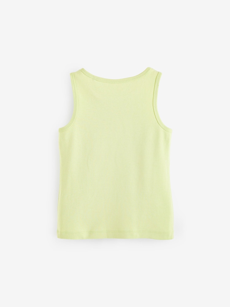 Multi Pastel Vests 5 Pack (1.5-16yrs) - Image 5 of 9