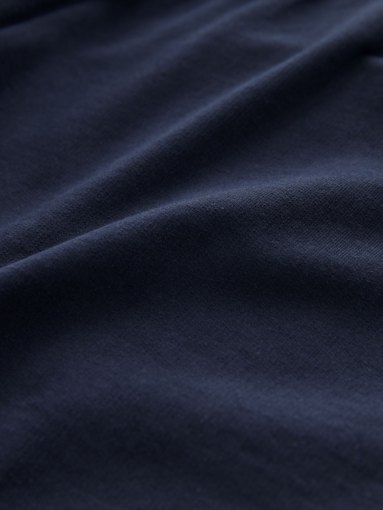 Navy Blue 100% Cotton Lightweight Joggers Shorts 2 Pack - Image 11 of 11 Navy Blue 100% Cotton Lightweight Joggers Shorts 2 Pack - Image 11 of 11
