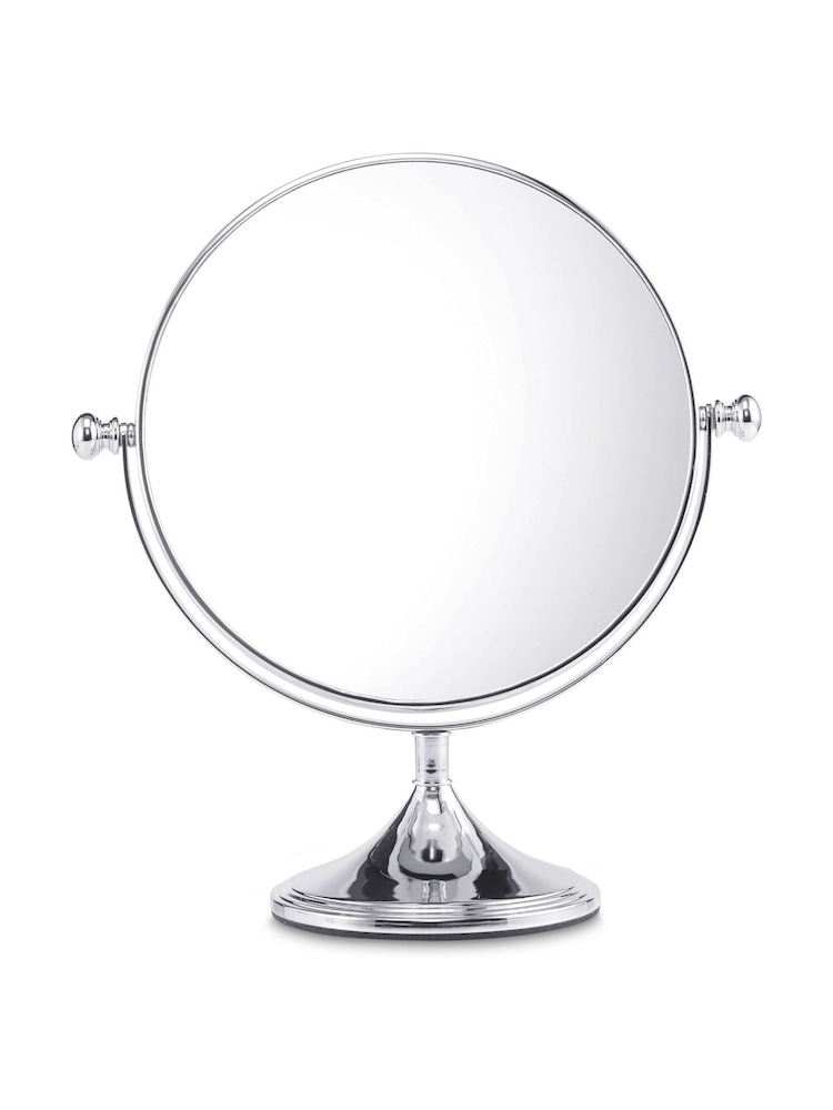 Chrome Harlow 3x Magnification Round Dressing Table Mirror - Image 4 of 5