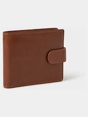 Cartera monedero de piel The O Deboss East West con cierre de botón de Osprey London - Imagen 3 de 6