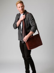 Conkca Zagallo Leather Messenger Bag - Image 1 of 4