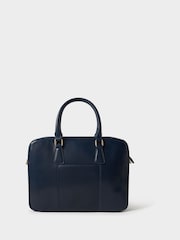 Osprey London Blue The Adaline Leather Laptop Bag - Image 4 of 6
