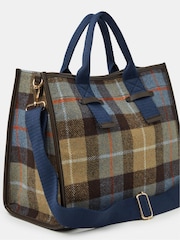 Accessorize Red Check Print Handheld Bag - Image 3 of 3