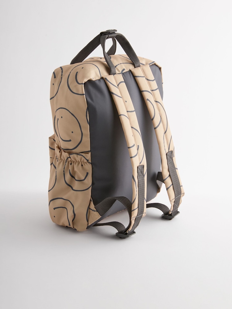 Smile Print Handle Backpack - Image 2 of 6
