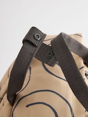 Smile Print Handle Backpack - Image 3 of 6