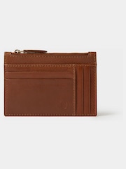 Tarjetero de piel con cremallera superior The O Deboss East West de Osprey London - Imagen 2 de 5