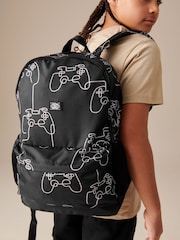 Gamer Print Printed Backpack - Image 1 of 9