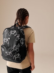 Gamer Print Printed Backpack - Image 2 of 9