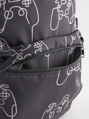 Gamer Print Printed Backpack - Image 8 of 9